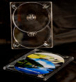 Double DVD Digit Tray ( Super clear )